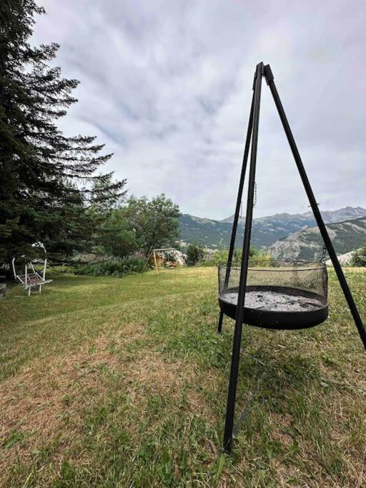 Chalet D'Architecte Avec Vue Panoramique Allos Exterior foto