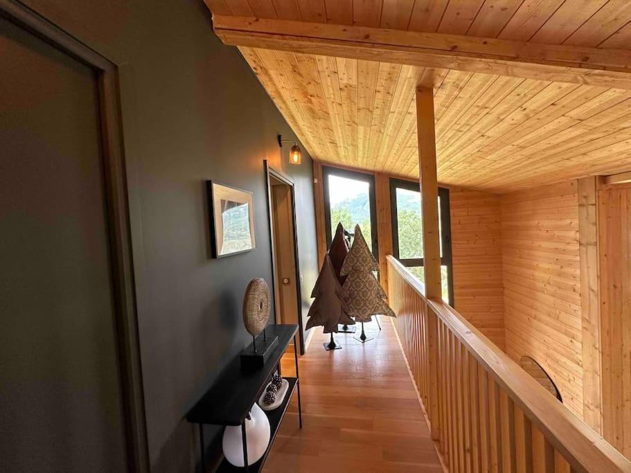 Chalet D'Architecte Avec Vue Panoramique Allos Exterior foto