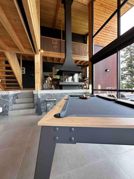 Chalet D'Architecte Avec Vue Panoramique Allos Exterior foto